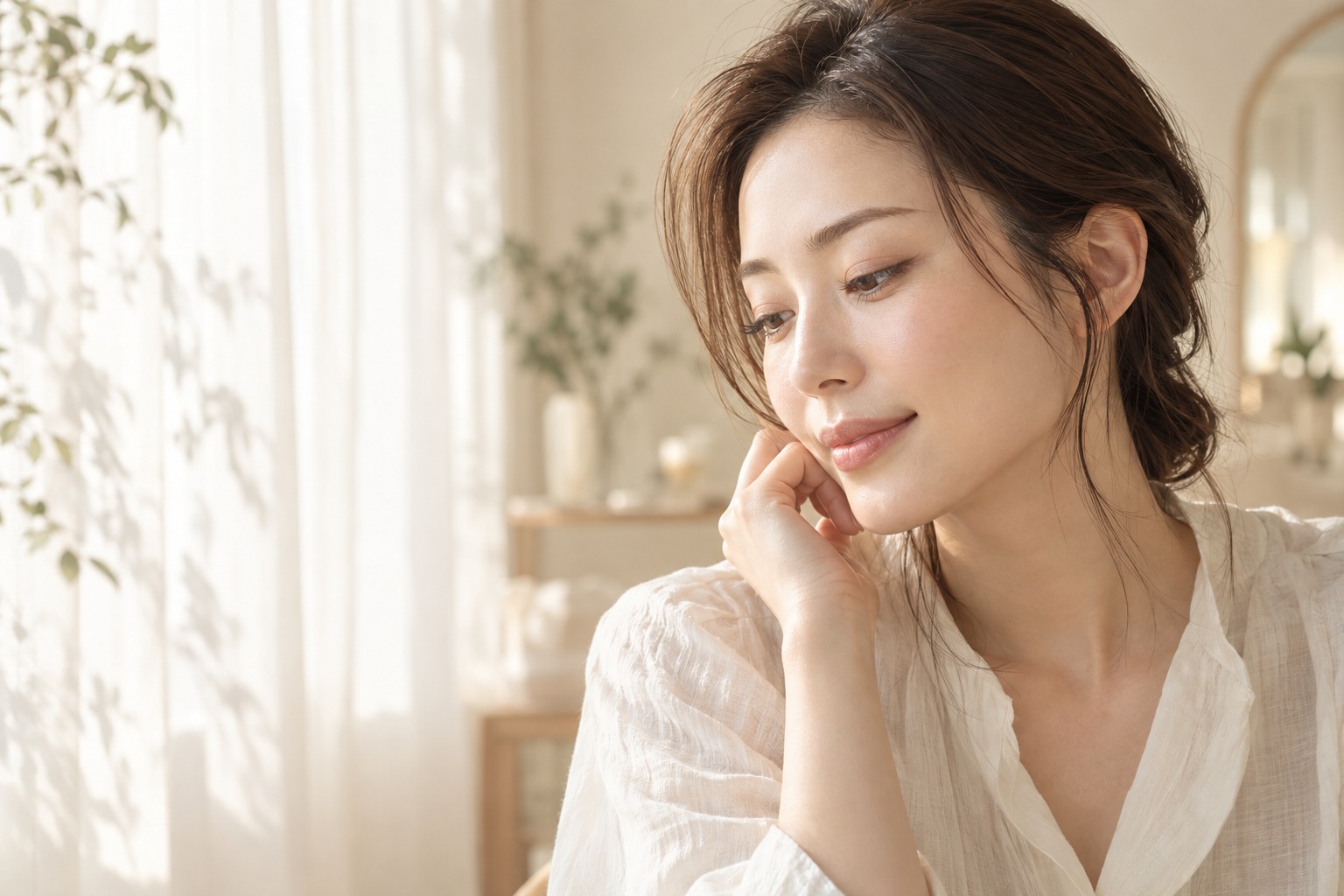 一人ひとりに似合う、自然な眉の仮イメージ